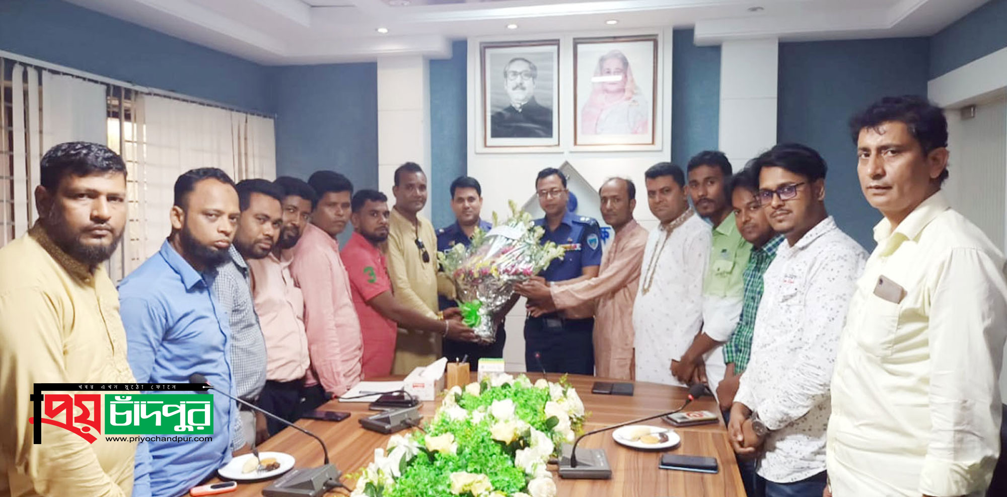 পুলিশ ও সাংবাদিক একে অপরের পরিপূরক; চাঁদপুর পুলিশ সুপার