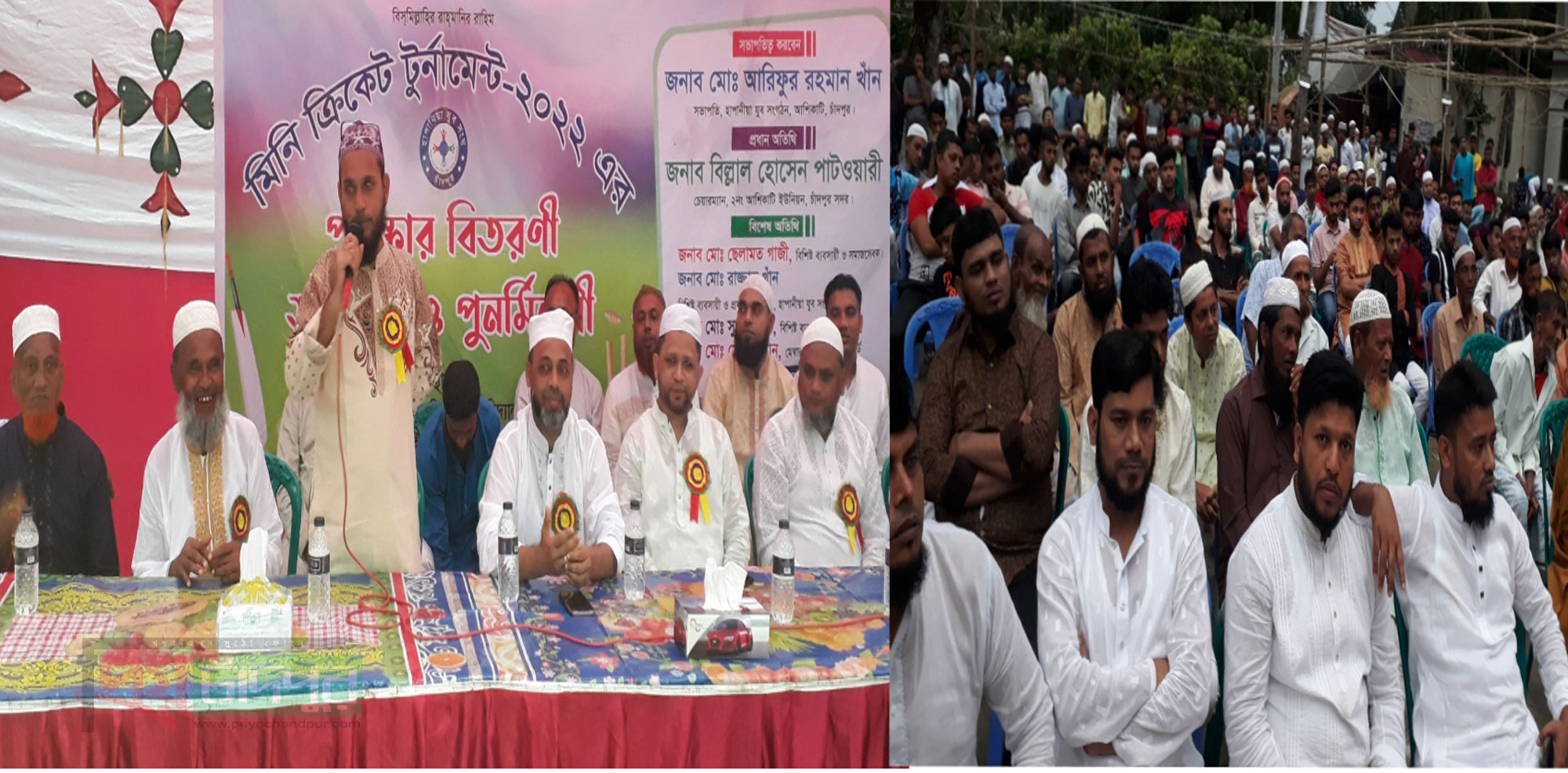 আশিকাটিতে মিনি ক্রিকেট টুনামেন্ট ও ঈদ পূর্ণমিলনী অনুষ্ঠিত
