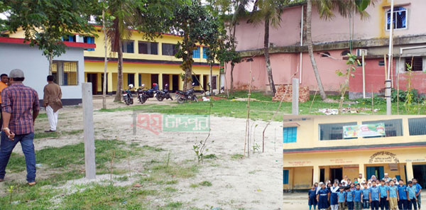 মতলব উত্তরে স্কুলের জায়গা জোড়পূর্বক দখল করার অভিযোগ