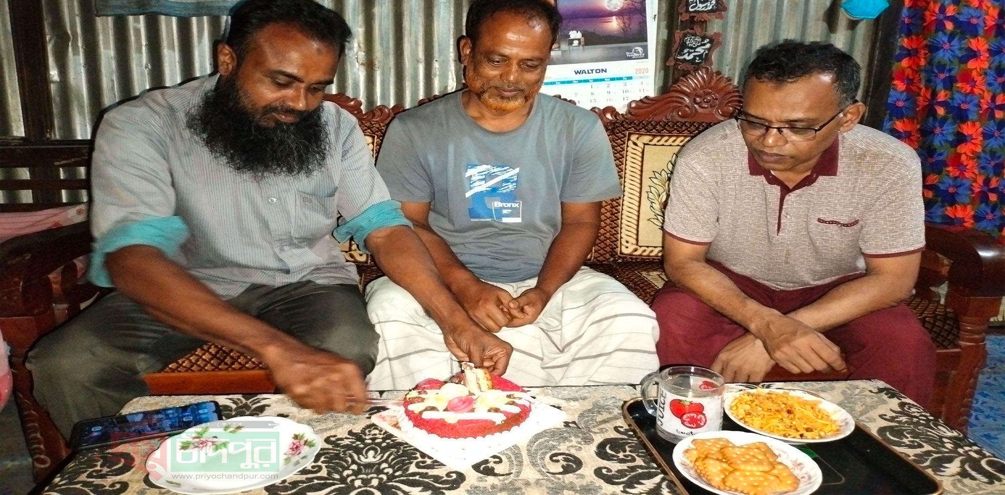 শাহরাস্তিতে মনিরুজ্জামান’র জন্মদিন পালিত
