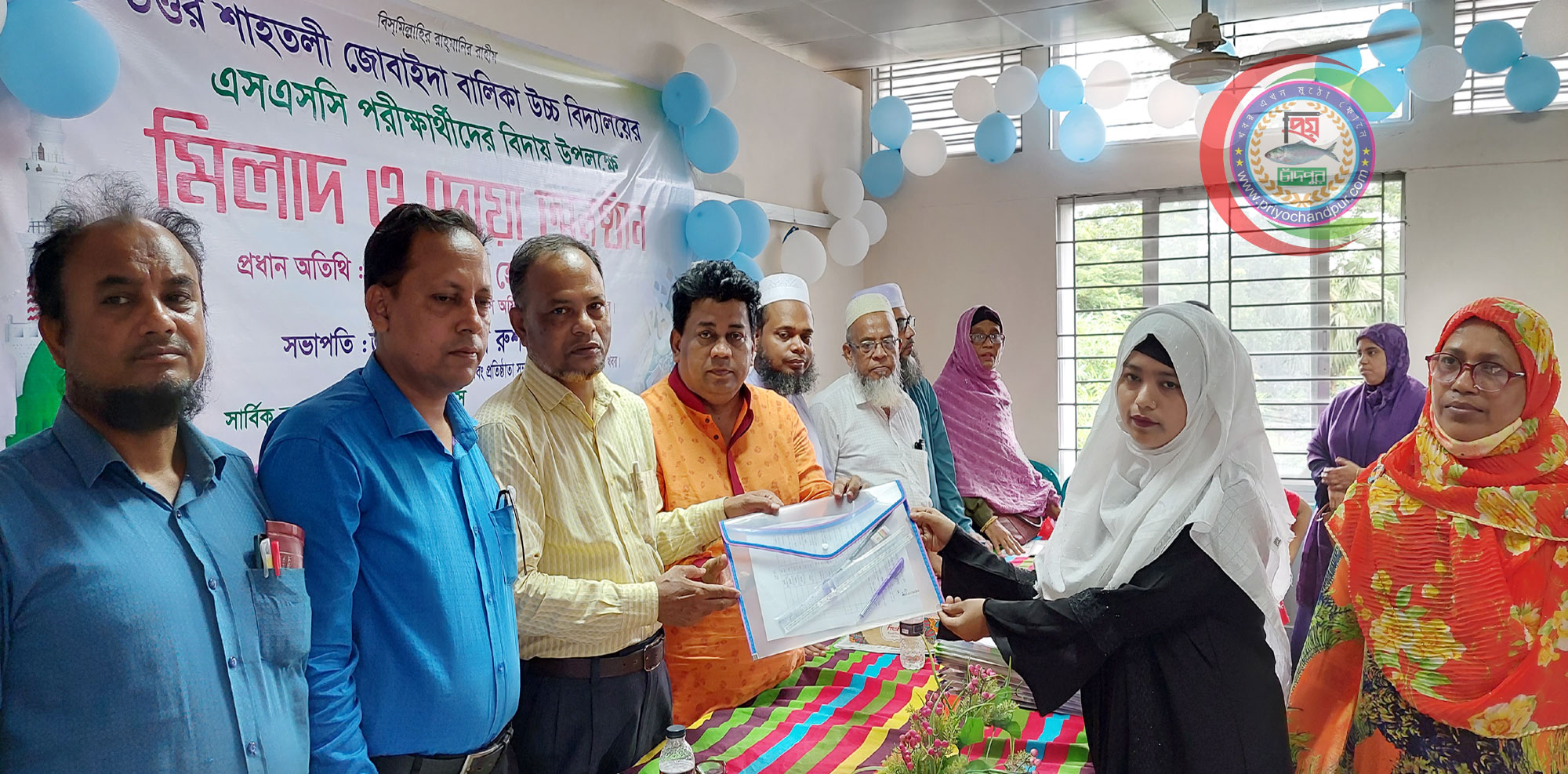 শাহতলী জোবাইদা বালিকা উবি’র এসএসসি পরীক্ষার্থীদের বিদায়ানুষ্ঠান