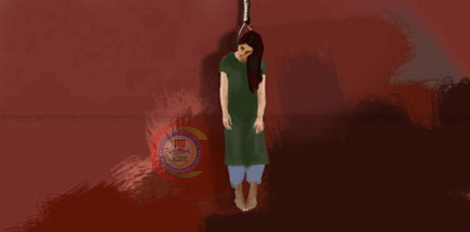 হাইমচরে বাবার বাড়ি থেকে যুবতীর ঝুলন্ত লাশ উদ্ধার