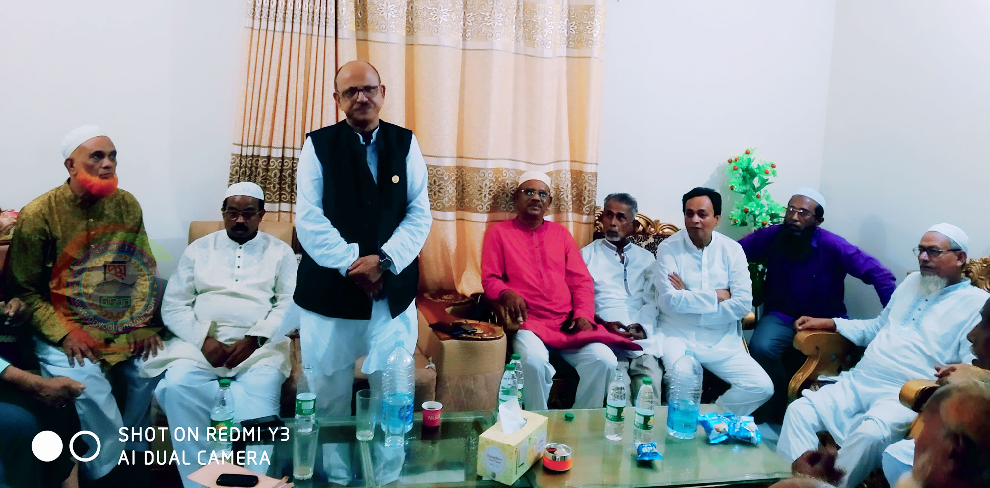কচুয়া উপজেলা আওয়ামী লীগের সভাপতি প্রার্থী হুমায়ুন কবিরের মতবিনিময় সভা