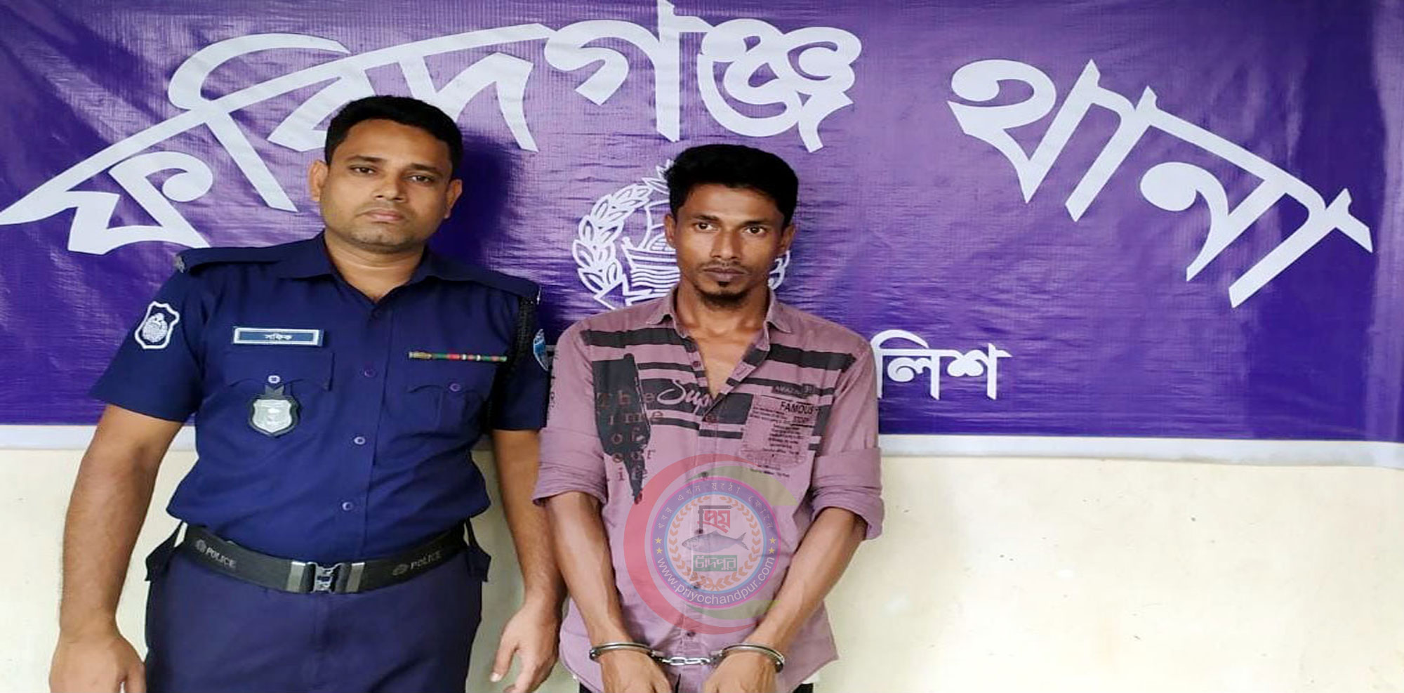 ফরিদগঞ্জে মাদকসহ বিভিন্ন মামলার ৬ আসামী আটক