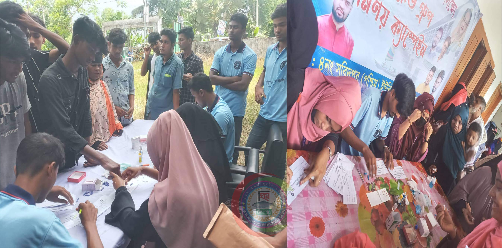 ফরিদগঞ্জে ছাত্রলীগের উদ্যোগে ফ্রি ব্লাড গ্রুপ ক্যাম্পিং