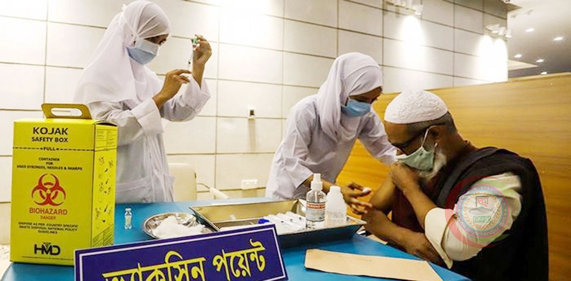 মঙ্গলবার চাঁদপুর সদরের যেসব স্থানে দেয়া হবে করোনা টিকার ৩য় ডোজ
