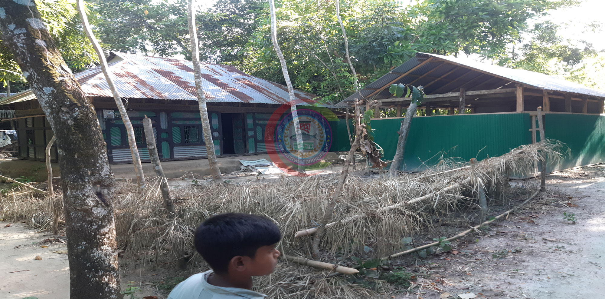 ফরিদগঞ্জে জমি সংক্রান্ত বিরোধের জেরে গাছ কাটা ও ঘর ভেঙ্গে পেলার অভিযোগ
