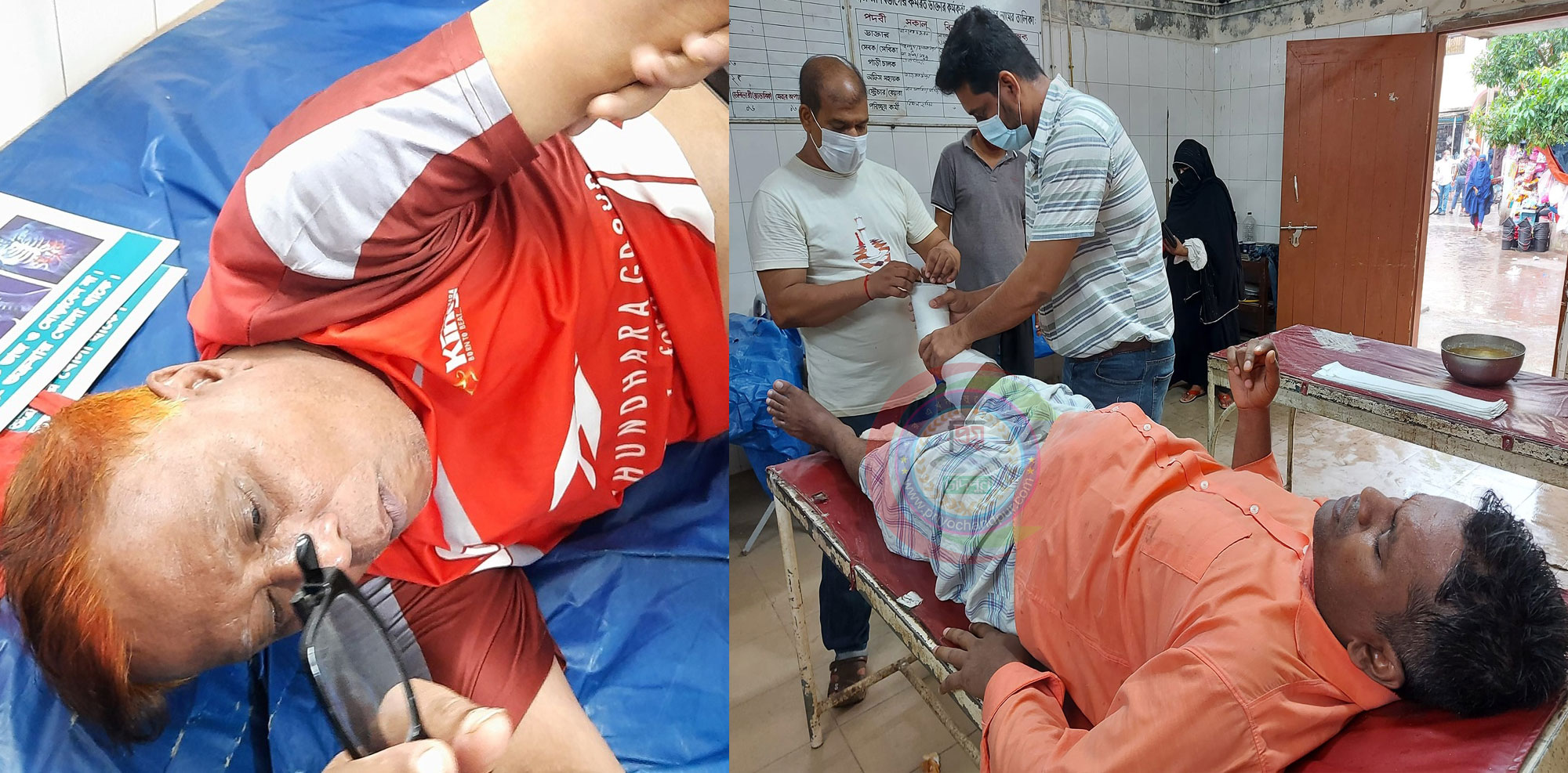 সড়ক দুর্ঘটনায় চাঁদপুর টেলিভিশন সাংবাদিক ফোরামের শোভন-আজাদ আহত