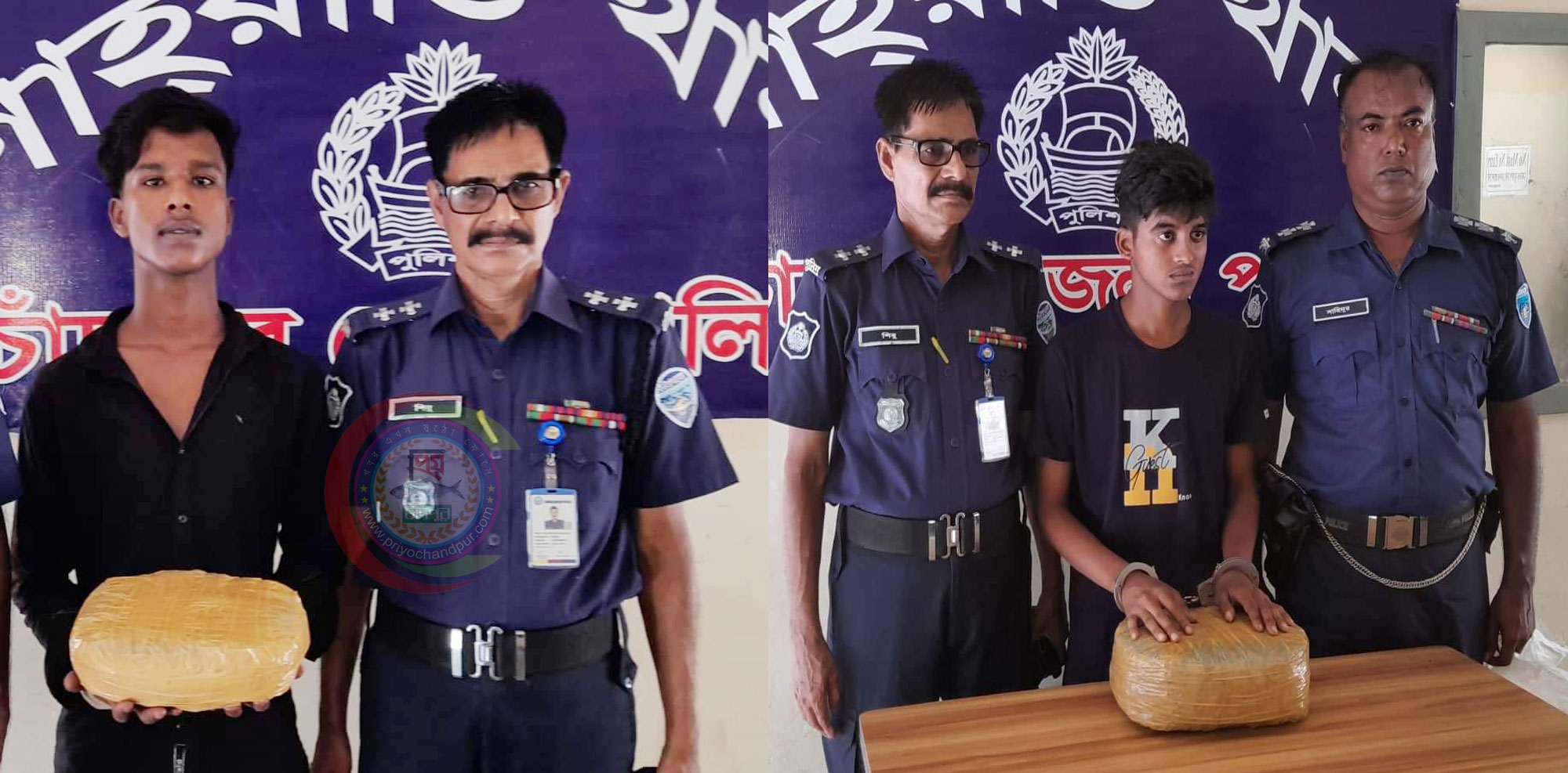 শাহরাস্তিতে মাদক নিয়ে কুমিল্লার দুই যুবক আটক