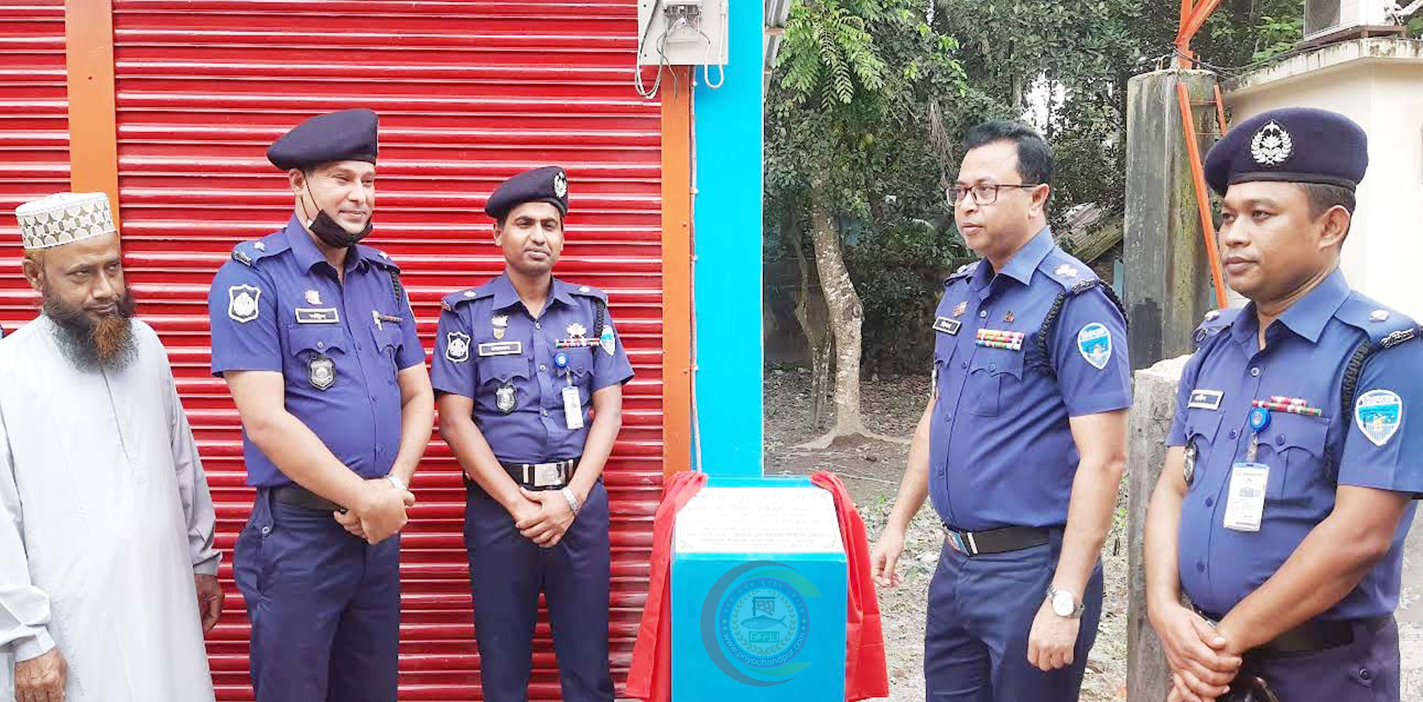 ফরিদগঞ্জে থানা মার্কেট উদ্বোধন