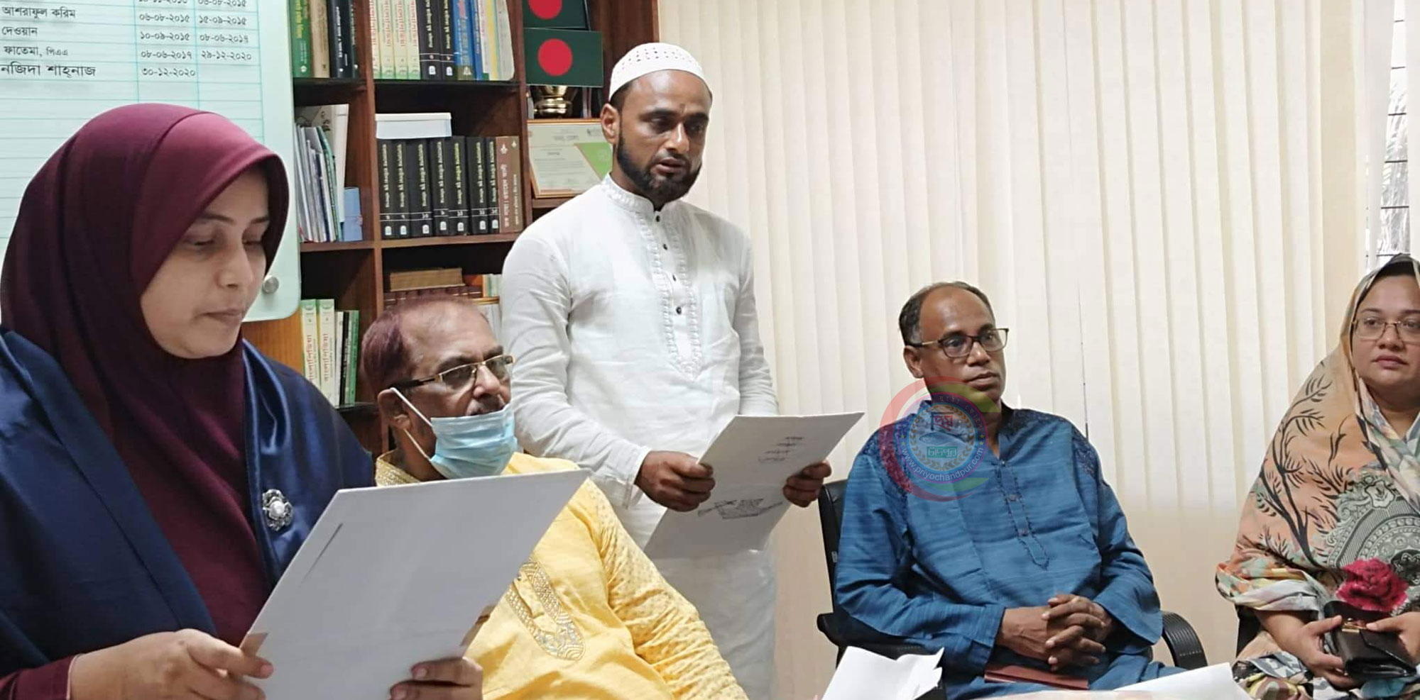 শপথ নিলেন বালিয়ার ৭নং ওয়ার্ড ইউপি সদস্য দীপু মিয়াজী