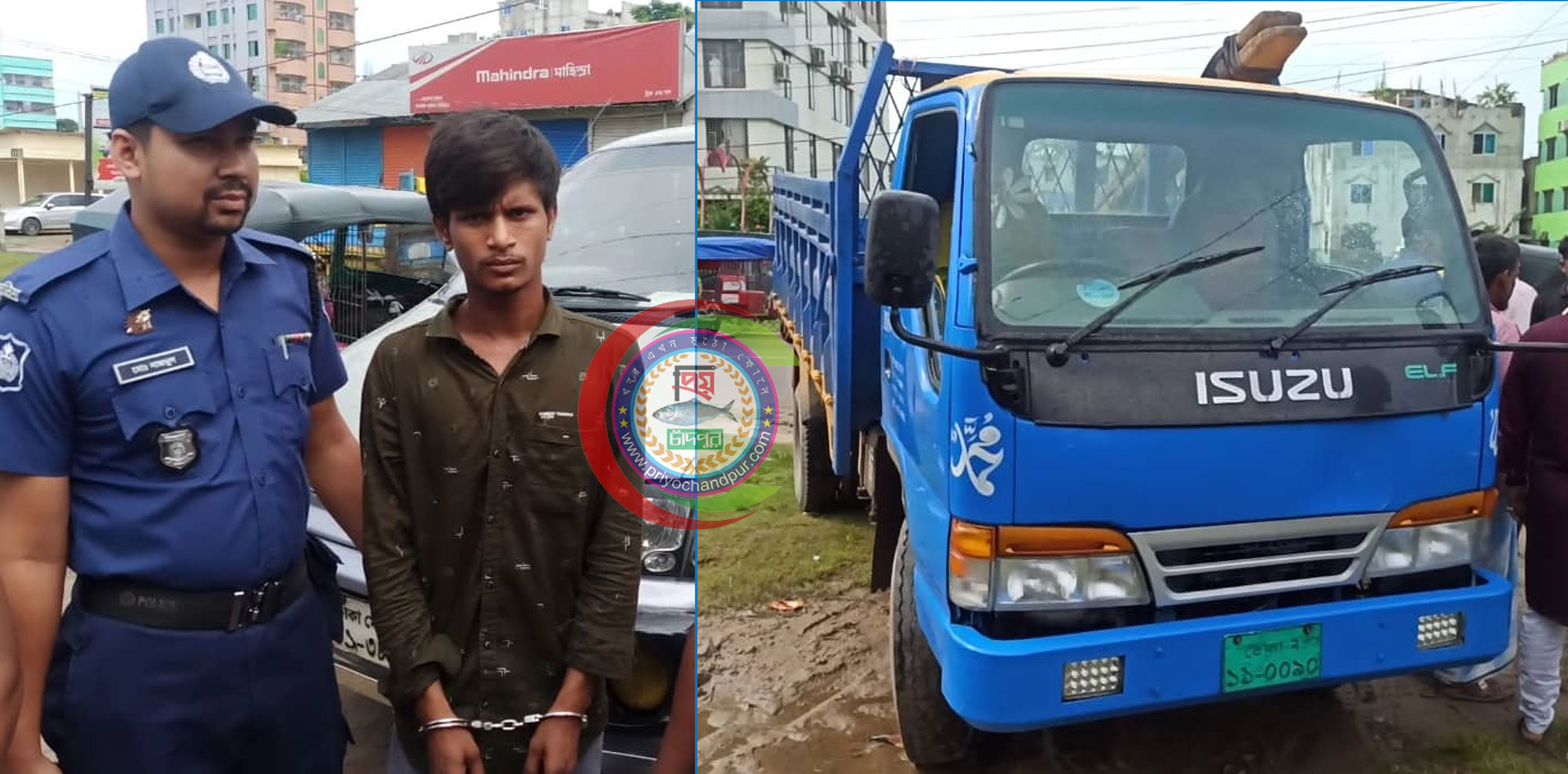 হাজীগঞ্জে বেখেয়াল মায়ের হাত থেকে ছুটে ট্রাকের নিচে শিশু!