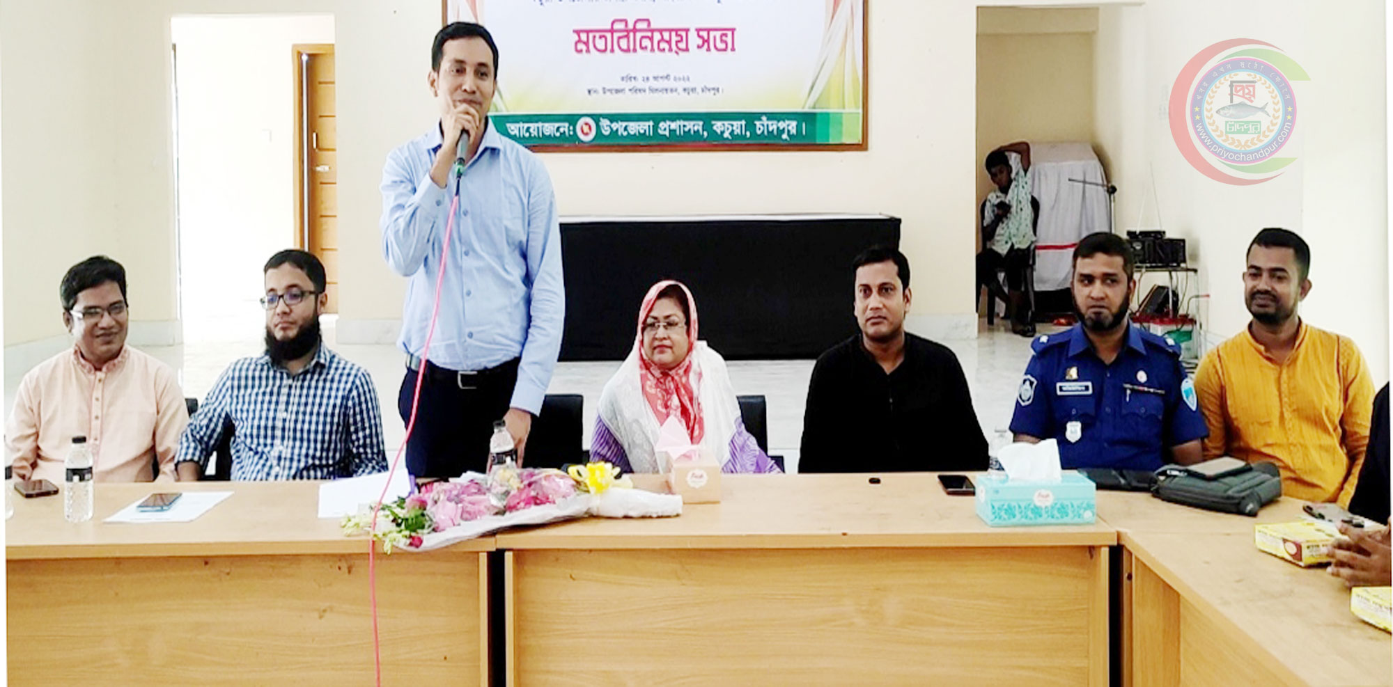 নবাগত ইউএনও’র সাথে কচুয়া প্রেসক্লাবের সাংবাদিকদের মতবিনিময় সভা