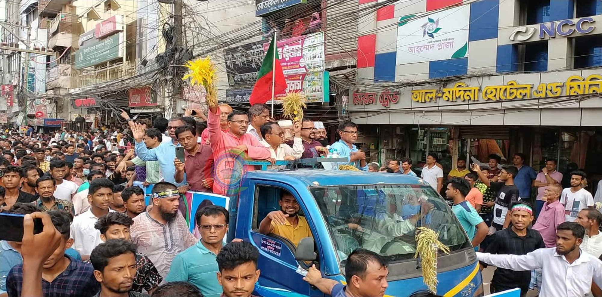 ৮ বছর পর হাজীগঞ্জে শক্তির জানান দিলো বিএনপি