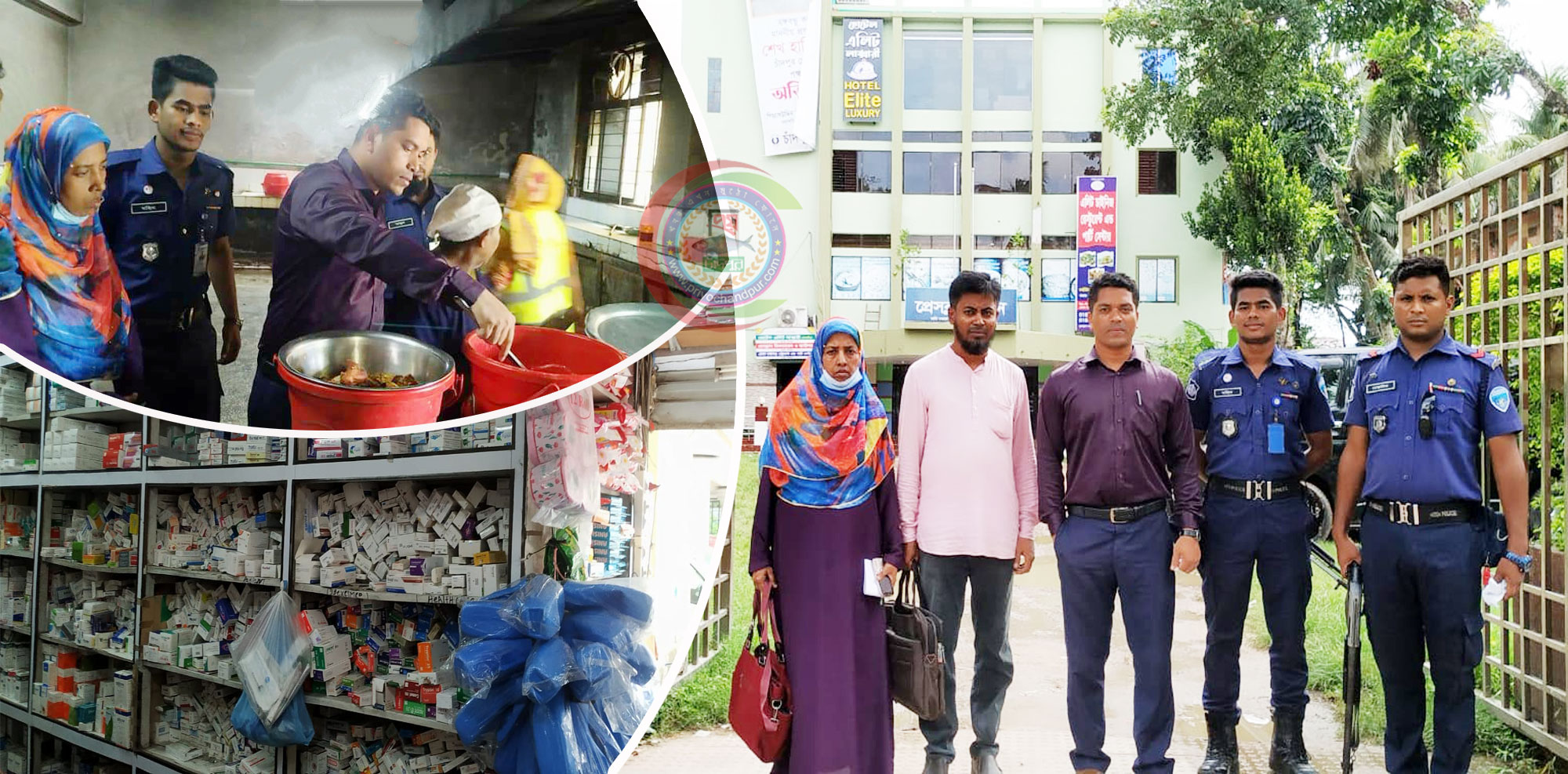 চাঁদপুর সদর হাসপাতালের ক্যান্টিনসহ ৩ প্রতিষ্ঠানকে ৩৭ হাজার টাকা জরিমানা