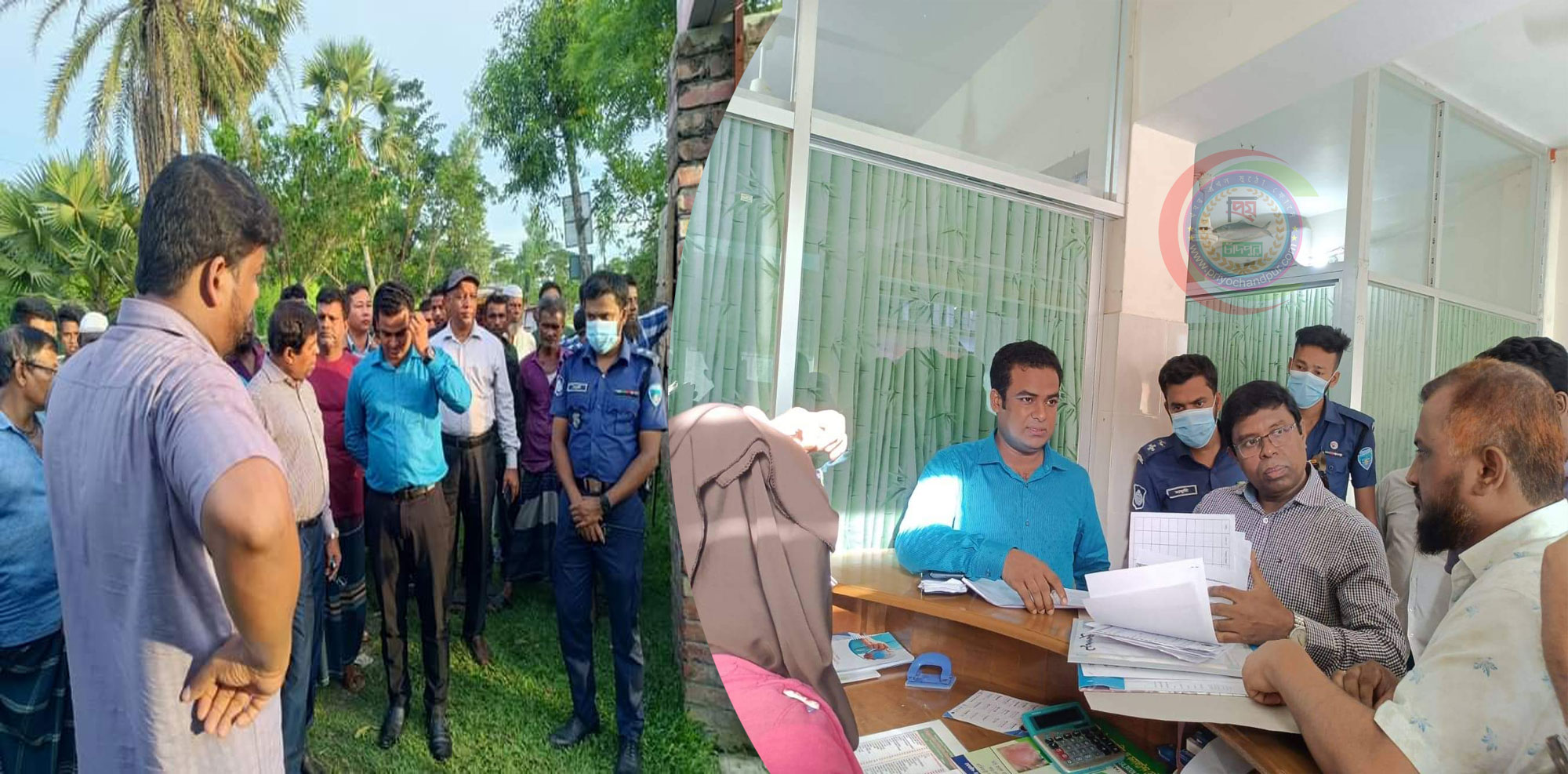 শাহরাস্তিতে ১ টি হাসপাতাল ও ১ টি ডায়াগনস্টিক সেন্টার সিলগালা