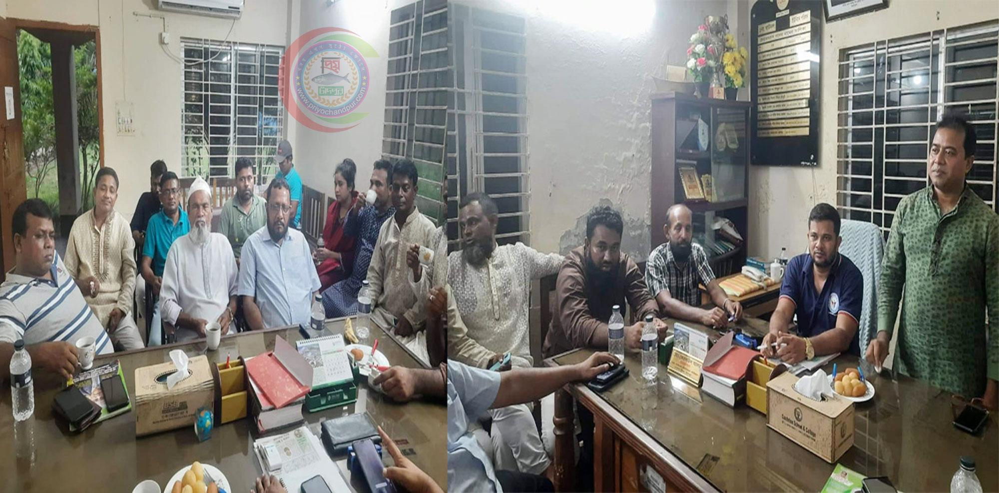 মতলব উত্তরে বিভিন্ন ইউপি চেয়ারম্যান ও সদস্যদের সাথে কাজী হাবিবের মতবিনিময়