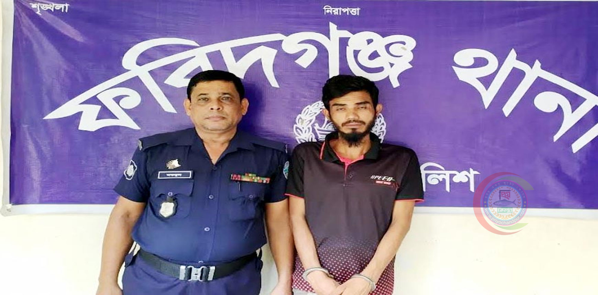 ফরিদগঞ্জে হত্যা মামলার পলাতক আসামী গ্রেফতার