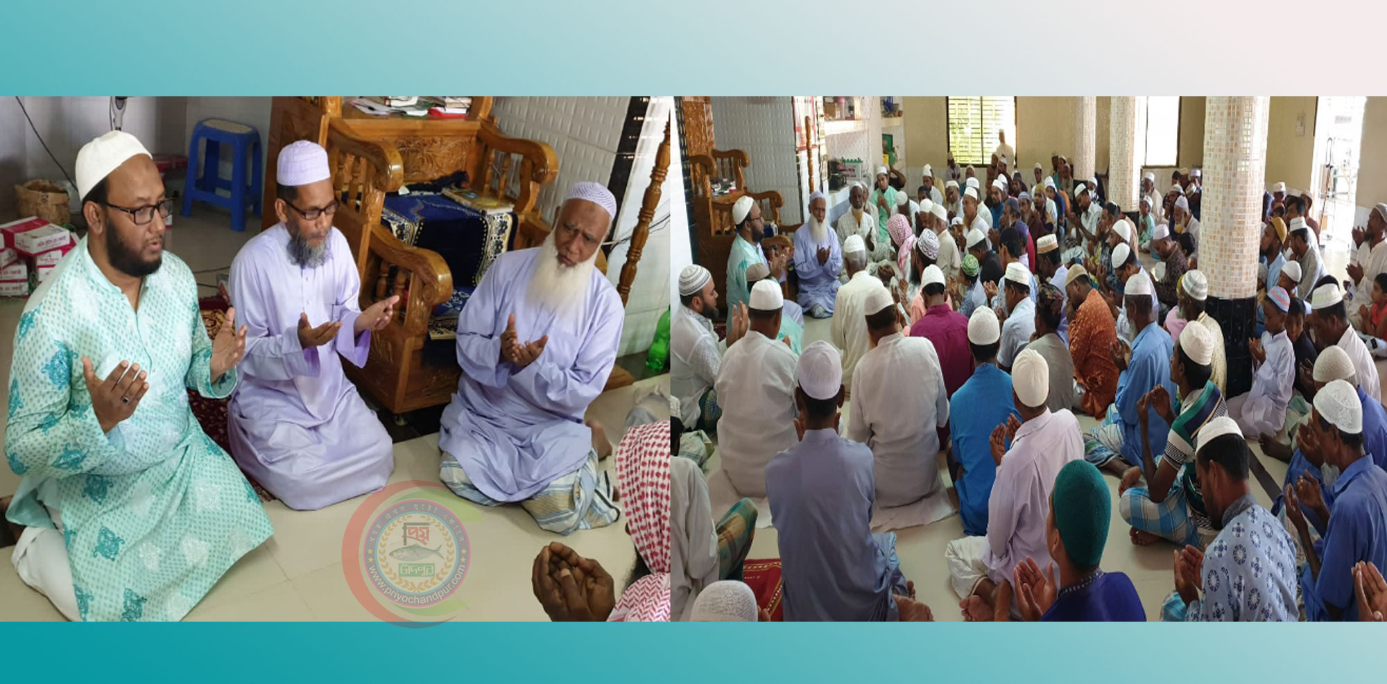 চাঁদপুর জেলা পরিষদের নব-নির্বাচিত সদস্য মানিকের উদ্যোগে বিভিন্ন মসজিদে দোয়া