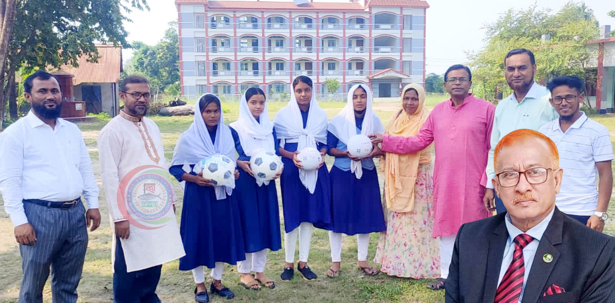 শিক্ষার্থীদের ক্রীড়া সামগ্রী দিলেন বীর মুক্তিযোদ্ধা আবু নঈম পাটওয়ারী দুলাল