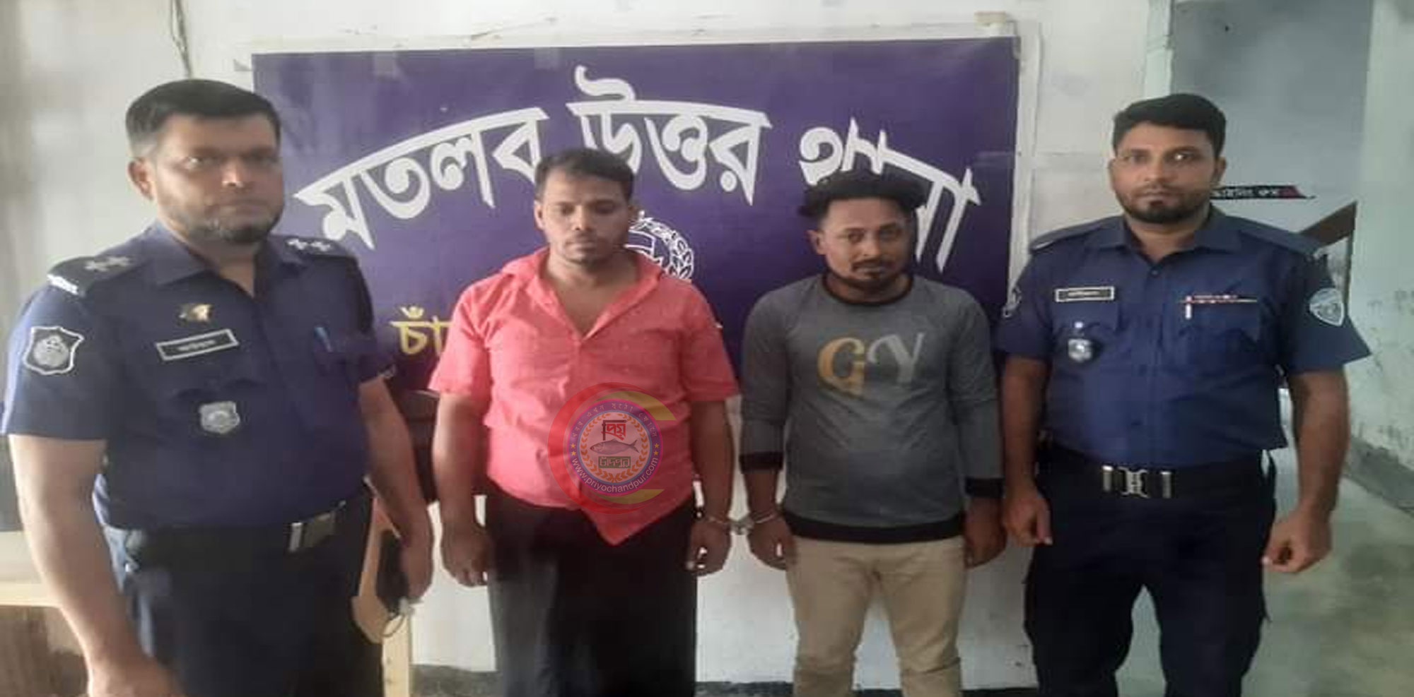 মতলব উত্তরে ডাকাতির ৫ দিনের মধ্যে ৪ ডাকাত গ্রেপ্তার ও লুন্ঠিত মালামাল উদ্ধার