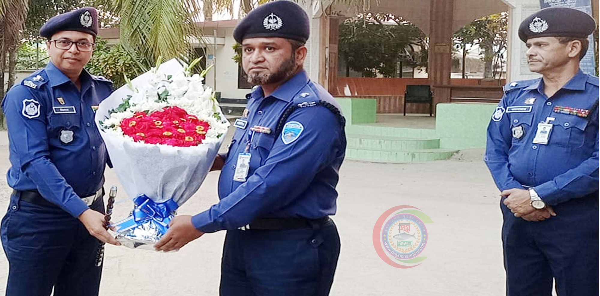 মতলব উত্তর থানা পরিদর্শন করলেন পুলিশ সুপার মিলন মাহমুদ