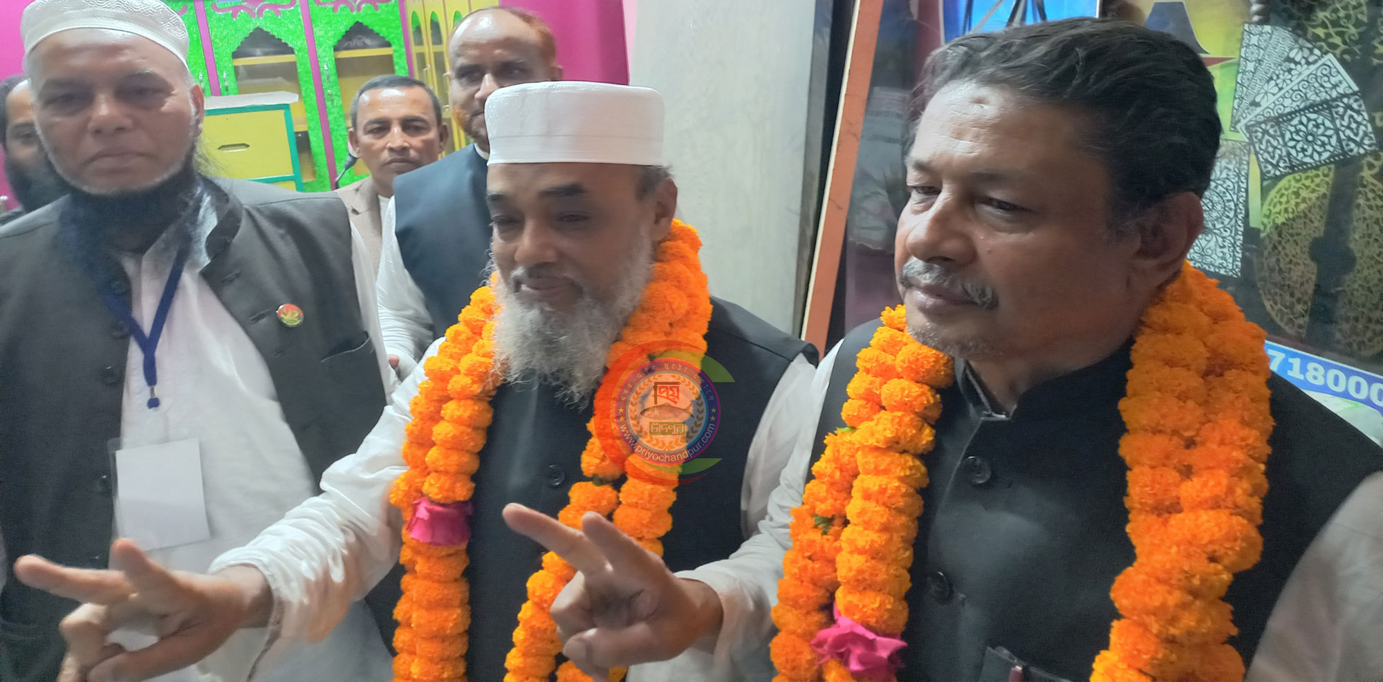 হাজীগঞ্জ উপজেলা আওয়ামী লীগের দ্বিতীয় বারের সভাপতি হেলাল, হেট্রিক করলেন মাঈনুদ্দিন