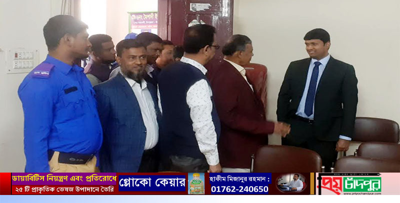 জেলা প্রশাসক কামরুল হাসানের মৈশাদী ইউপি পরিদর্শন