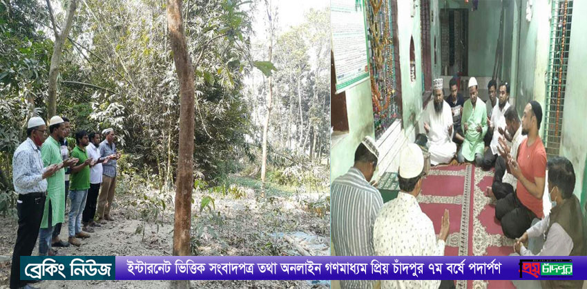 শাহরাস্তি প্রেসক্লাব নেতৃবৃন্দের প্রয়াত ৬ সাংবাদিকদের কবর জিয়ারত