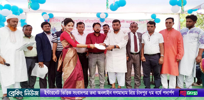 ঝিনাইয়া উচ্চ বিদ্যালয়ে বার্ষিক ক্রীড়া ও সাংস্কৃতিক প্রতিযোগিতার পুরস্কার বিতরণ
