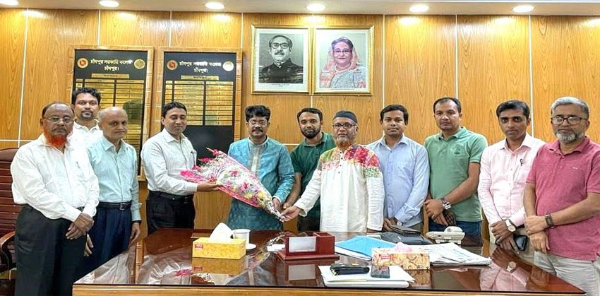চাঁসক রাষ্ট্রবিজ্ঞান বিভাগীয় প্রধান প্রফেসর সামছুর রহমানের দায়িত্বভার গ্রহণ