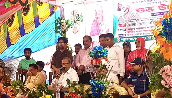 শাহরাস্তিতে ২টি শিক্ষা প্রতিষ্ঠানের অবকাঠামো উন্নয়ন প্রকল্পের ভিত্তিপ্রস্তর স্থাপন ও উদ্বোধন
