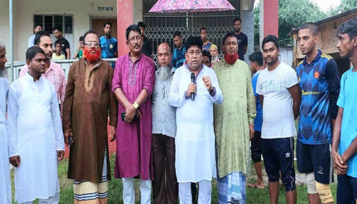 শাহতলীতে প্রীতি ফুটবল ম্যাচ সম্পন্ন
