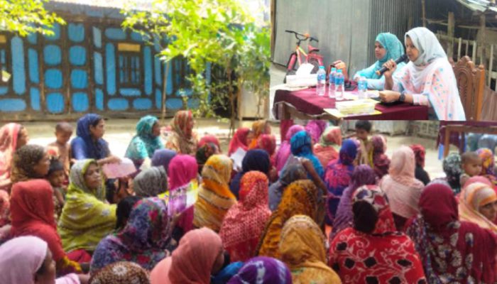 শাহরাস্তিতে নারীর ক্ষমতায়নে এসি ল্যান্ড রেজওয়ানা চৌধুরীর উঠোন বৈঠক