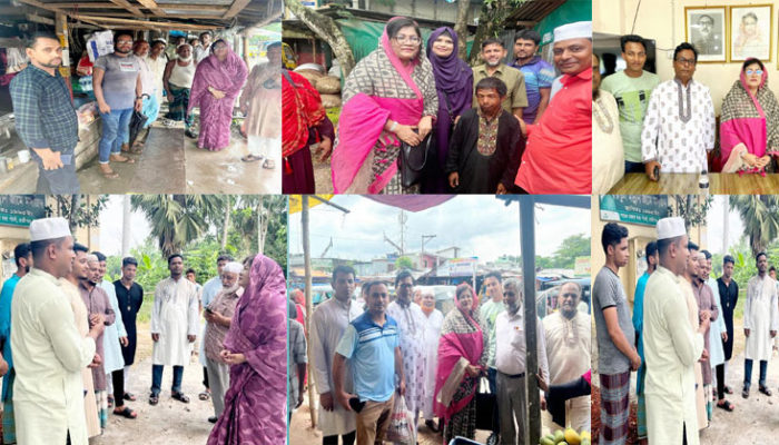 সংরক্ষিত নারী আসনের সাবেক সংসদ সদস্য অ্যাড নূরজাহান বেগম মুক্তার ঈদ শুভেচ্ছা বিনিময় 