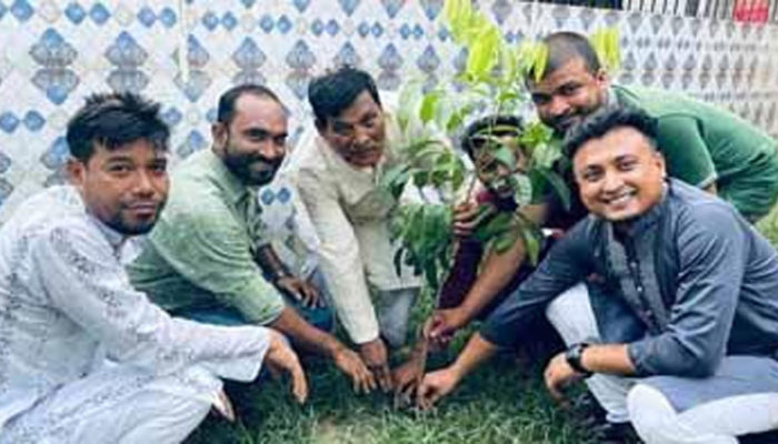 শাহমাহমুদপুরে ক্রিয়েটিভ বয়েজের বৃক্ষরোপন