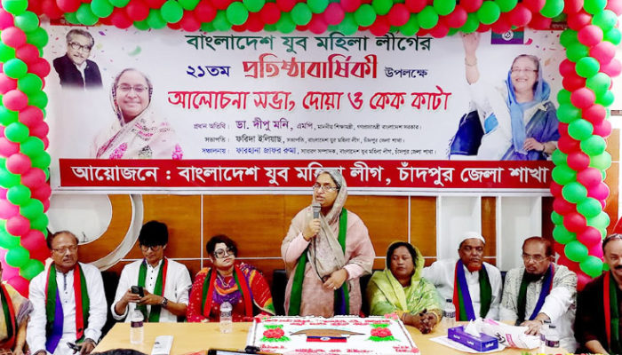 শেখ হাসিনা নারীর ক্ষমতায়নে নিরলসভাবে কাজ করছেন : শিক্ষামন্ত্ৰী ডাঃ দীপু মনি