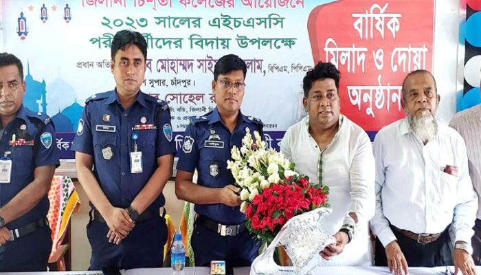 শান্তিপূর্ণ ও বাসযোগ্য চাঁদপুর গড়ার প্রত্যয় কাজ করে যাচ্ছি : এসপি মোহাম্মদ সাইফুল ইসলাম