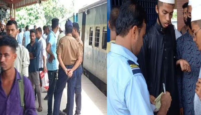 চাঁদপুরে কালোবাজারিদের হাতে সাগরিকা এক্সপ্রেস ট্রেনের টিকেট