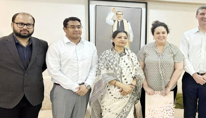 ঢাকাস্থ মার্কিন দূতাবাসের চীফ পলিটিক্যাল কাউন্সিলর এর সাথে এম ইসফাক আহসানের সাক্ষাৎ