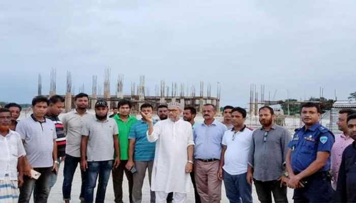 মতলবে শেখ কামাল আইটি ট্রেনিং সেন্টার কাজের অগ্রগতি, সাংসদের পরিদর্শন