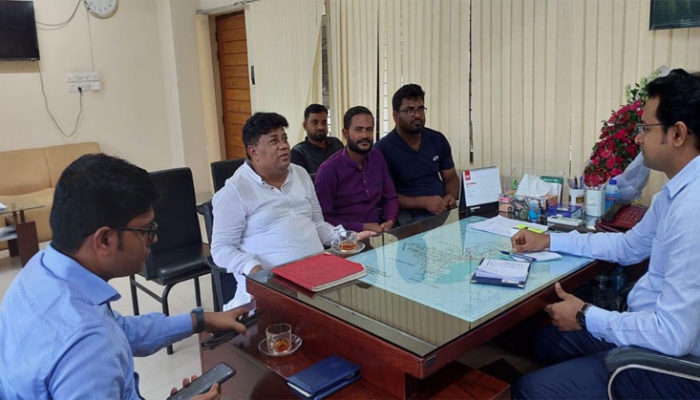 চাঁদপুর সদরের নবাগত ইউএনও’র সাথে সৌজন্য সাক্ষাত