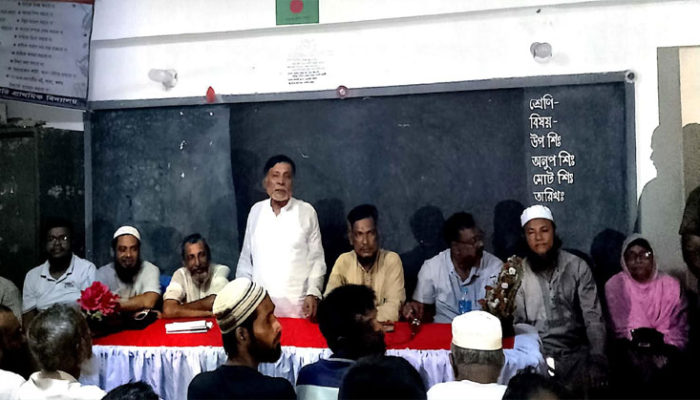 শাহমাহমুদপুরের পাইকদি কেন্দ্র কমিটি গঠনকল্পে আলোচনা সভা
