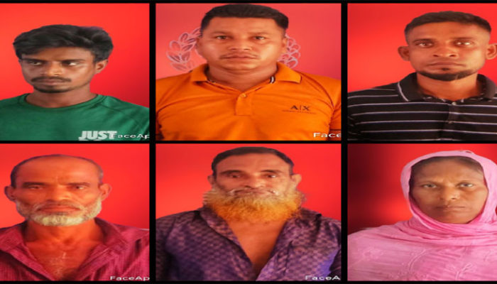 শাহরাস্তিতে সাজাপ্রাপ্ত আসামি সহ ১১ জন আটক 