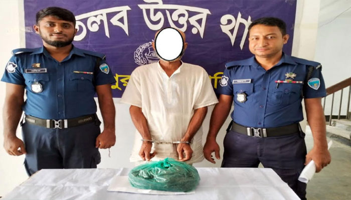 মতলব উত্তরে গাঁজা কারবারি গ্রেপ্তার