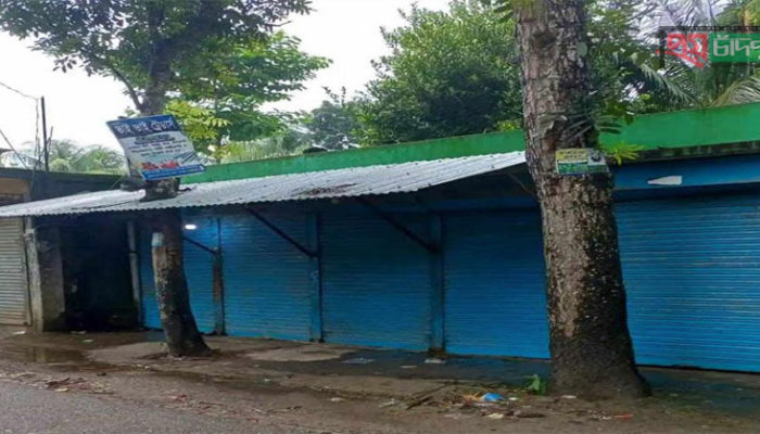চাঁদপুরের চান্দ্রা ইউনিয়নে হক মার্কেটের সামনের গাছের কারনে ক্রেতা-বিক্রেতাদের চরম দুর্ভোগ