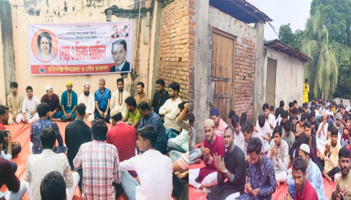 ফরিদগঞ্জে ছাত্রদলের উদ্যোগে বেগম খালেদা জিয়ার রোগ মুক্তি কামনায় দোয়া