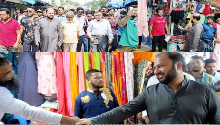 মতলবে সরকারের উন্নয়ন তুলে ধরে এম ইসফাক আহসান সিআইপির গণসংযোগ