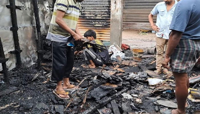 মতলব উত্তরে তিন ব্যবসা প্রতিষ্ঠান পুড়ে ছাই, সোয়া কোটি টাকা ক্ষয়ক্ষতি