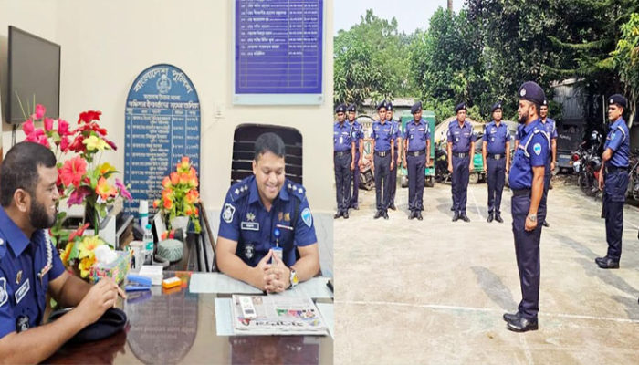 মতলব উত্তর থানা পরিদর্শন করলেন সিনিয়র সহকারী পুলিশ সুপার